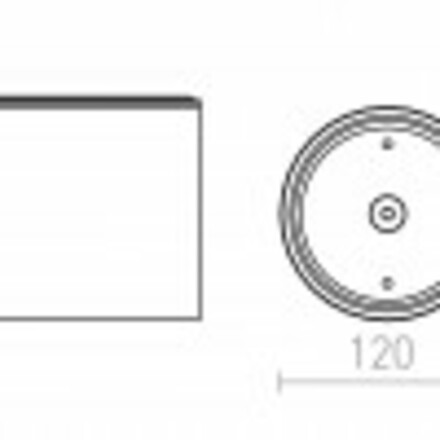 RENDL DUNE ES111 stropní svítidlo bílá 230V GU10 9W IP65 R14208