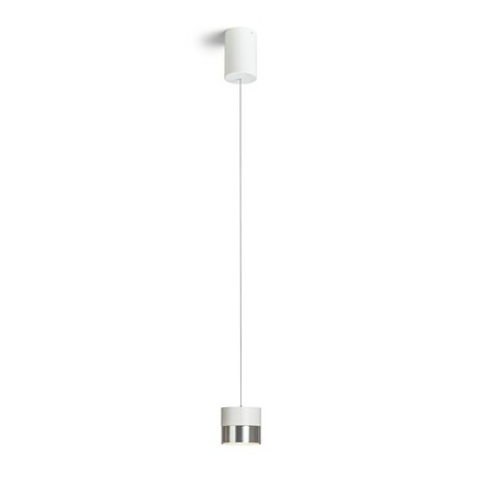 RENDL JUNIPER závěsné svítidlo stahovatelná bílá chrom 230V LED 15W 30° 3000K R14218