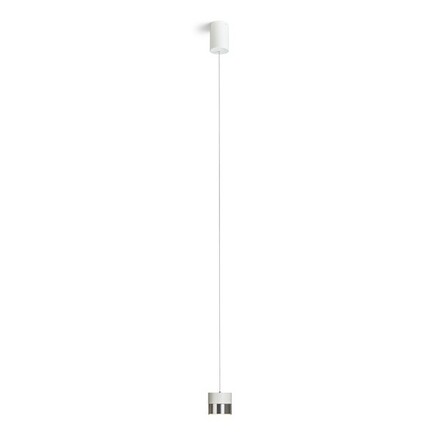 RENDL JUNIPER závěsné svítidlo stahovatelná bílá chrom 230V LED 15W 30° 3000K R14218