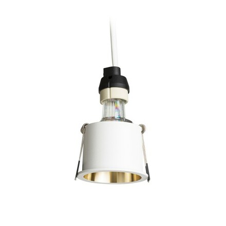 RENDL ORCO zápustné svítidlo bílá/zlatá 230V GU10 9W R14257