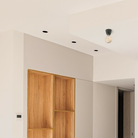 RENDL ORCO zápustné svítidlo černá 230V GU10 9W R14258
