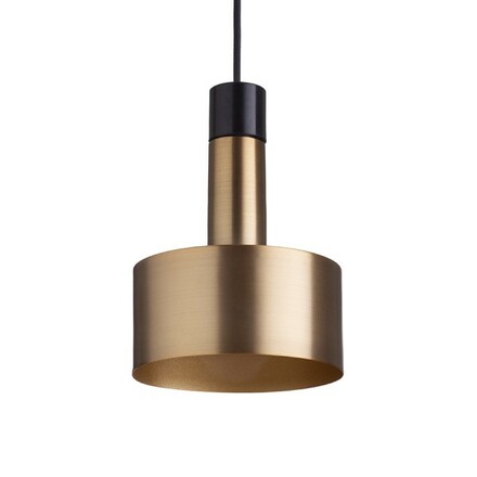 RENDL DIVINA závěsné svítidlo mosaz/dekor černý mramor 230V E27 5W R14260