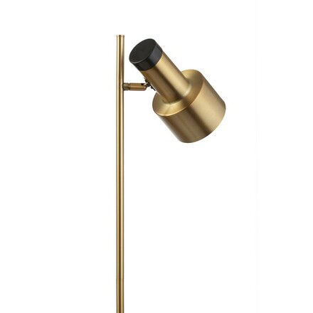 RENDL DIVINA stojanová lampa mosaz/dekor černý mramor 230V E27 5W R14262