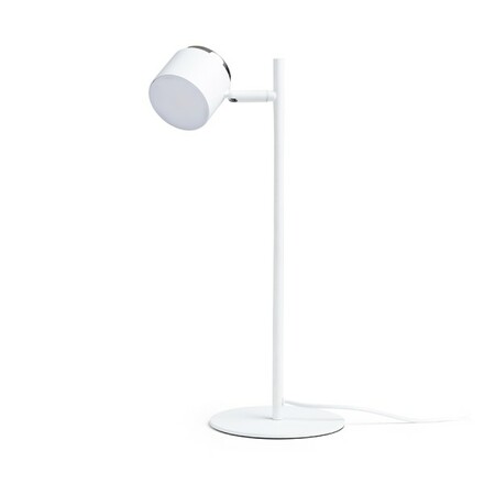 RENDL NOVA stolní lampa bílá chrom/mléčný akryl 230V LED 4.2W 3000K R14274