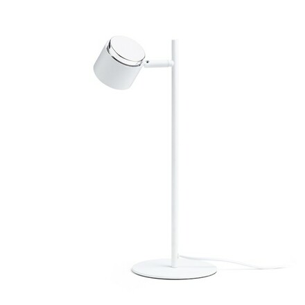 RENDL NOVA stolní lampa bílá chrom/mléčný akryl 230V LED 4.2W 3000K R14274