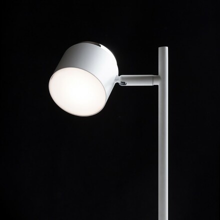 RENDL NOVA stolní lampa bílá chrom/mléčný akryl 230V LED 4.2W 3000K R14274