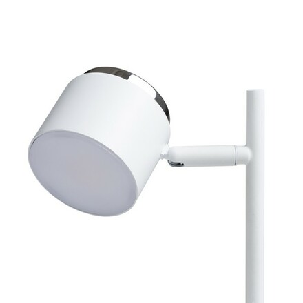 RENDL NOVA stolní lampa bílá chrom/mléčný akryl 230V LED 4.2W 3000K R14274