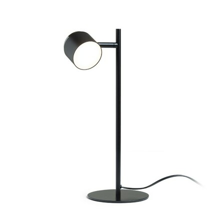 RENDL NOVA stolní lampa černá chrom/mléčný akryl 230V LED 4.2W 3000K R14275