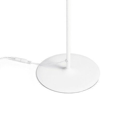 RENDL NOVA II stojanová lampa bílá chrom/mléčný akryl 230V LED 2x3.5W 3000K R14276