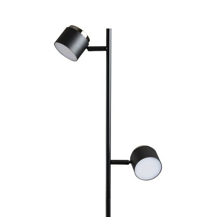 RENDL NOVA II stojanová lampa černá chrom/mléčný akryl 230V LED 2x3.5W 3000K R14277