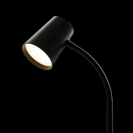 RENDL VERINA DIMM lampa na klipu černá 230V LED 4.5W 100° 3000K R14283