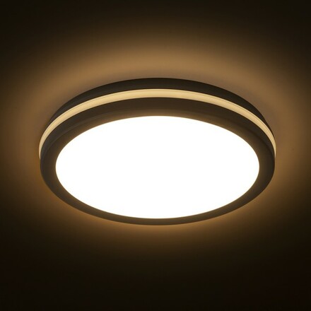 RENDL SONO 30 přisazené svítidlo černá plast 230V LED 30W IP65 3000K/4000K/6000K R14298