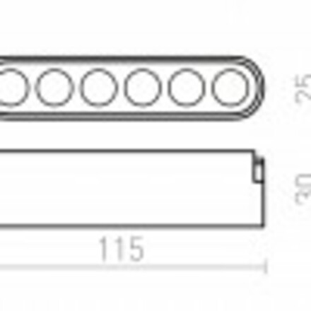 RENDL OXANA 11 svítidlo pro systém VEGA/WAVE černá 24V LED 6W 24° 3000K/4000K/6500K R14323