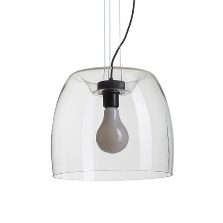 RENDL ORLANDO 35 závěsné svítidlo čiré sklo/černá 230V E27 24W R14395