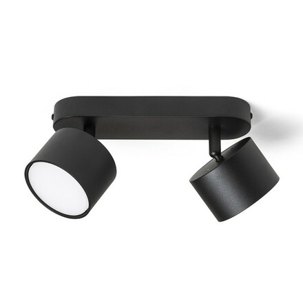 RENDL PIXEL II přisazené svítidlo černá 230V GX53 2x7W R14405