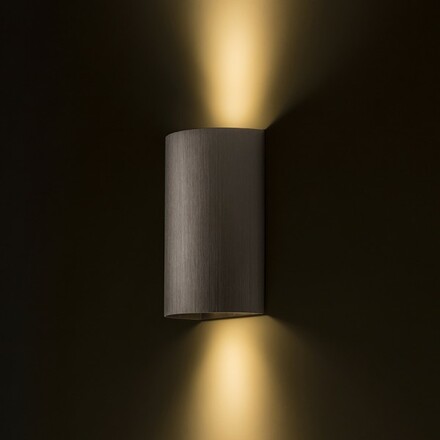 RENDL CAPRI R nástěnné svítidlo česaný bronz 230V GU10 2x9W R14415