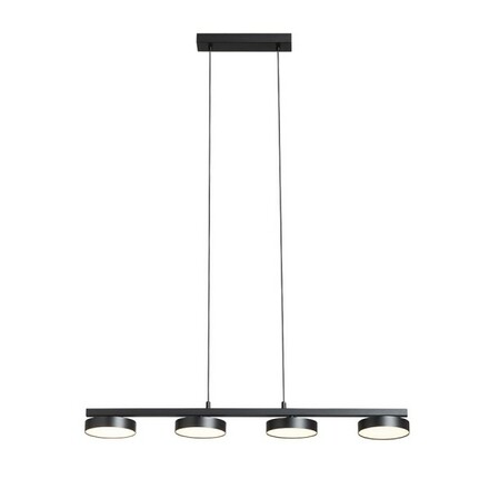 RENDL ARETHA IV závěsné svítidlo černá 230V LED 4x12W 3000K R14424