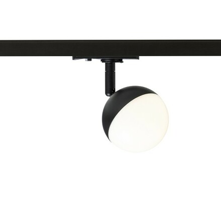 RENDL LYRA svítidlo pro jednookr. lištu černá mléčný akryl 230V LED 5W 3000K R14427