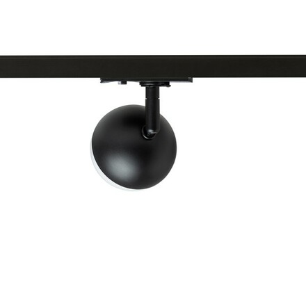 RENDL LYRA svítidlo pro jednookr. lištu černá mléčný akryl 230V LED 5W 3000K R14427
