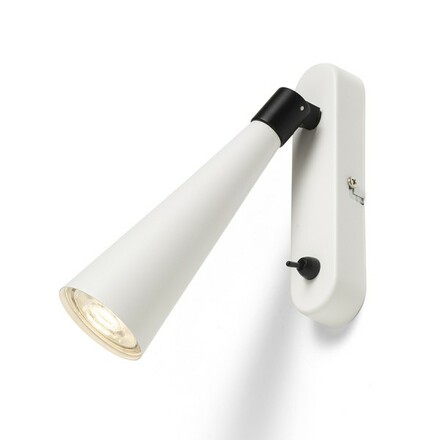 RENDL ALEXIS nástěnné bodové svítidlo bílá/černá 230V GU10 5W R14465