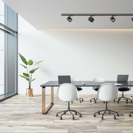 RENDL IRIS 9 svítidlo pro tříokr. lištu černá 230V LED 12W 24° 3000K R14483