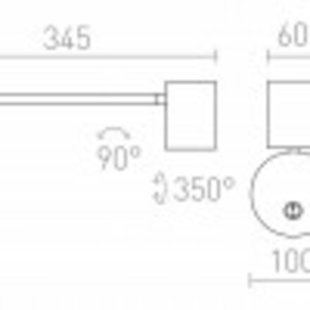 RENDL FILIP lampa s ramenem bílá 230V GU10 5W R14485