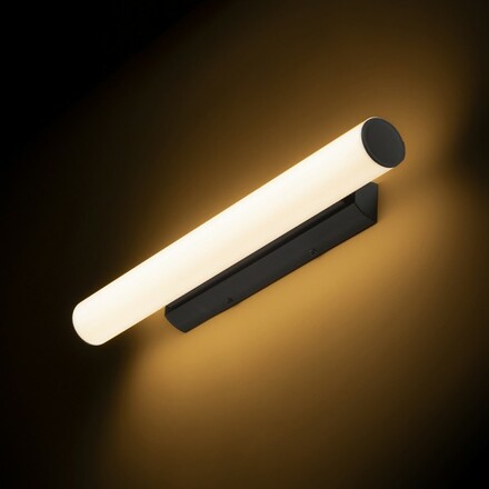 RENDL RIVIER LED 59 nástěnné svítidlo černá/mléčný akryl 230V LED 18W 3000K R14489