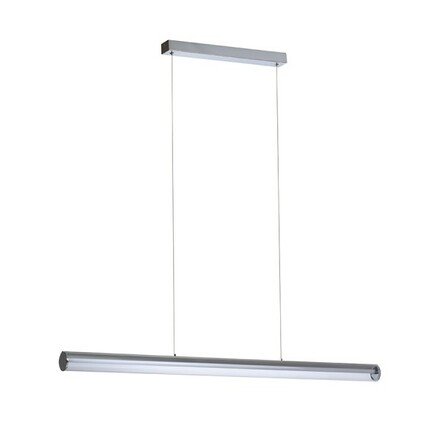 RENDL RIVIER LED I závěsné svítidlo chrom/čirý akryl 230V LED 24W 3000K R14493