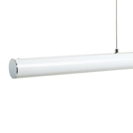 RENDL RIVIER LED I závěsné svítidlo chrom/mléčný akryl 230V LED 24W 3000K R14494