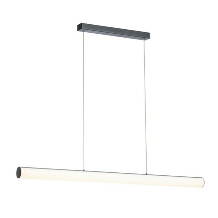 RENDL RIVIER LED I závěsné svítidlo černá/mléčný akryl 230V LED 24W 3000K R14495