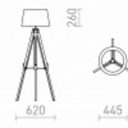 RENDL ALVIS/RIDICK stojanová lampa lampa lesklá černá zlatá fólie/bambus/černá 230V E27 15W R14501
