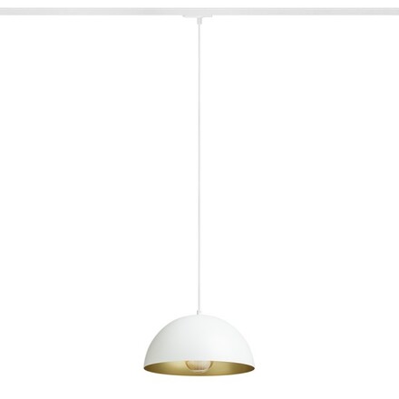 RENDL GLADYS 30 svítidlo pro jednookr. lištu bílá/zlatá 230V E27 15W R14503