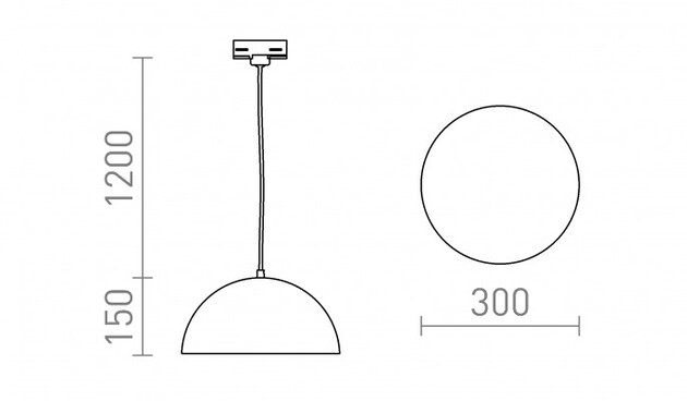 RENDL GLADYS 30 svítidlo pro tříokr. lištu černá/bílá 230V E27 15W R14508