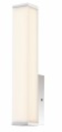 RENDL ALLAN LED nástěnná lampa, koupelnová IP44 chrom R14520