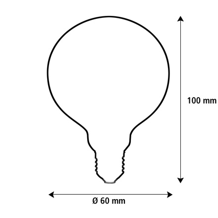 Segula 50657 LED soft koule 60 čirá E14 3,2 W (20 W) 190 Lm 2.200 K