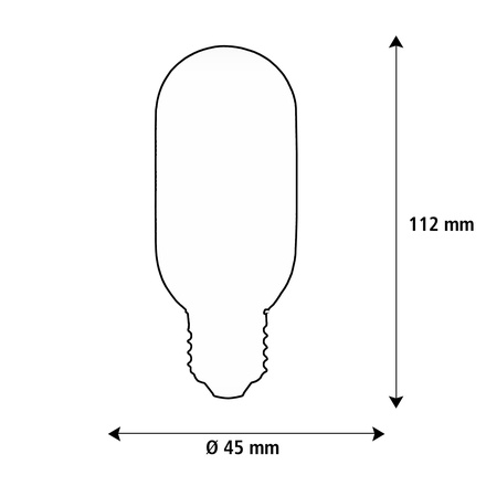 Segula 50414 LED soft trubka T45 čirá E27 3,2 W (20 W) 190 Lm 2.200 K