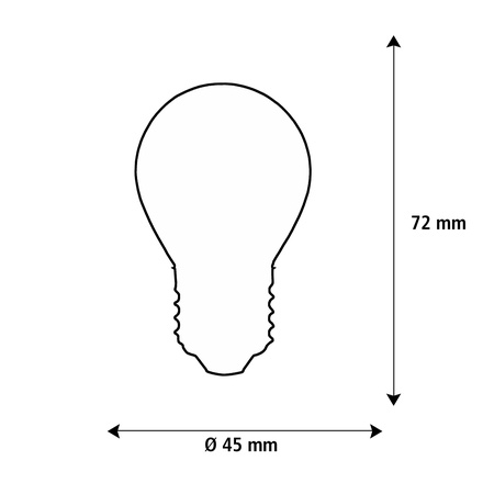 Segula 55306 LED kapka spirála stmívaní do teplé čirá E27 3,3 W (21 W) 200 Lm 2.000-2.700 K