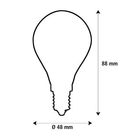 Segula 55322 LED kapka matná E14 3,2 W (26 W) 270 Lm 2.700 K