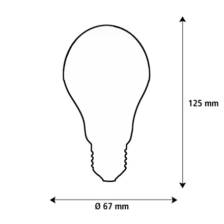 Segula 55366 LED žárovka A67 zrcadlový vrchlík stříbrná E27 6,5 W (45 W) 550 Lm 2.700 K