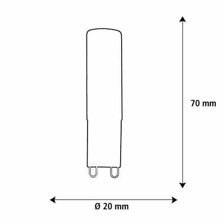 Segula 55604 LED G9 Pin stmívaní do teplé čirá G9 2,5 W (25 W) 250 Lm 2000-2700 K