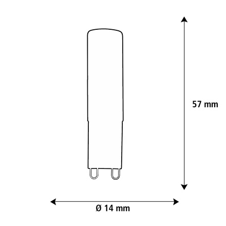 Segula 55609 LED G9 kapsle čirá 1,5 W (10 W) 100 Lm 2.700 K