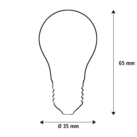 Segula 55204 LED mini žárovka čirá E14 1,5 W (10 W) 90 Lm 2.200 K