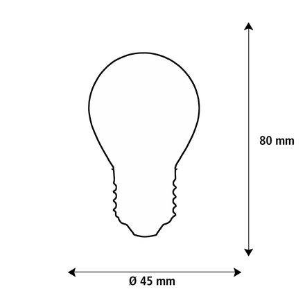 Segula 65609 LED kapka čirá E27 4,5 W (40 W) 470 Lm 2.700 K