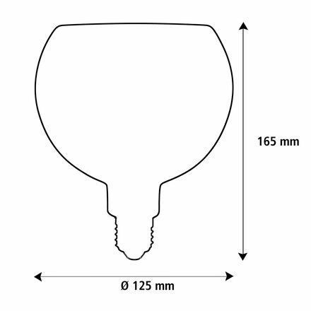 Segula 55056 LED Floating Globe 125 kouřová šedá E27  6 W (22 W) 220 Lm 1900 K