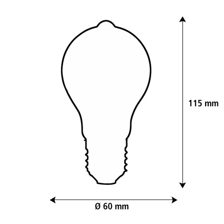 Segula 55278 LED žárovka čirá E27 5 W (35 W) 400 Lm 2.200 K