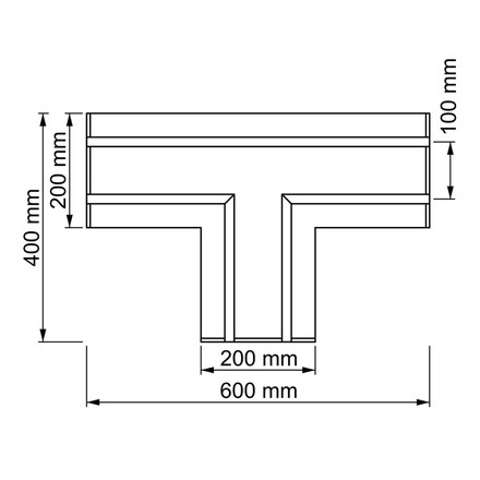 SLC profil pro pásky DL 2 track T modul sádrokarton