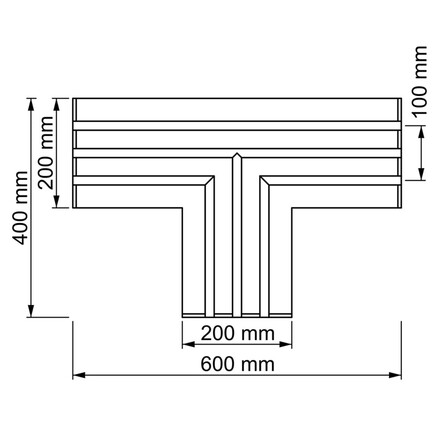 SLC profil pro pásky DL 3 track T modul sádrokarton
