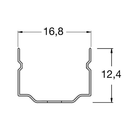 SLC montážní klip pro NeonFlex TopBend 2ks