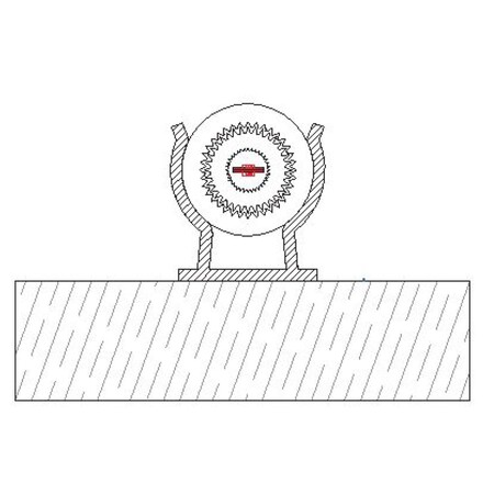 SLC klip pro přísazenou montáž pro Omni 2ks
