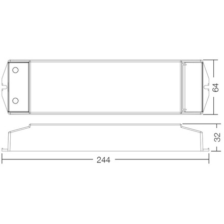 SLC Driver 24V 100W RF /PushDim IP20